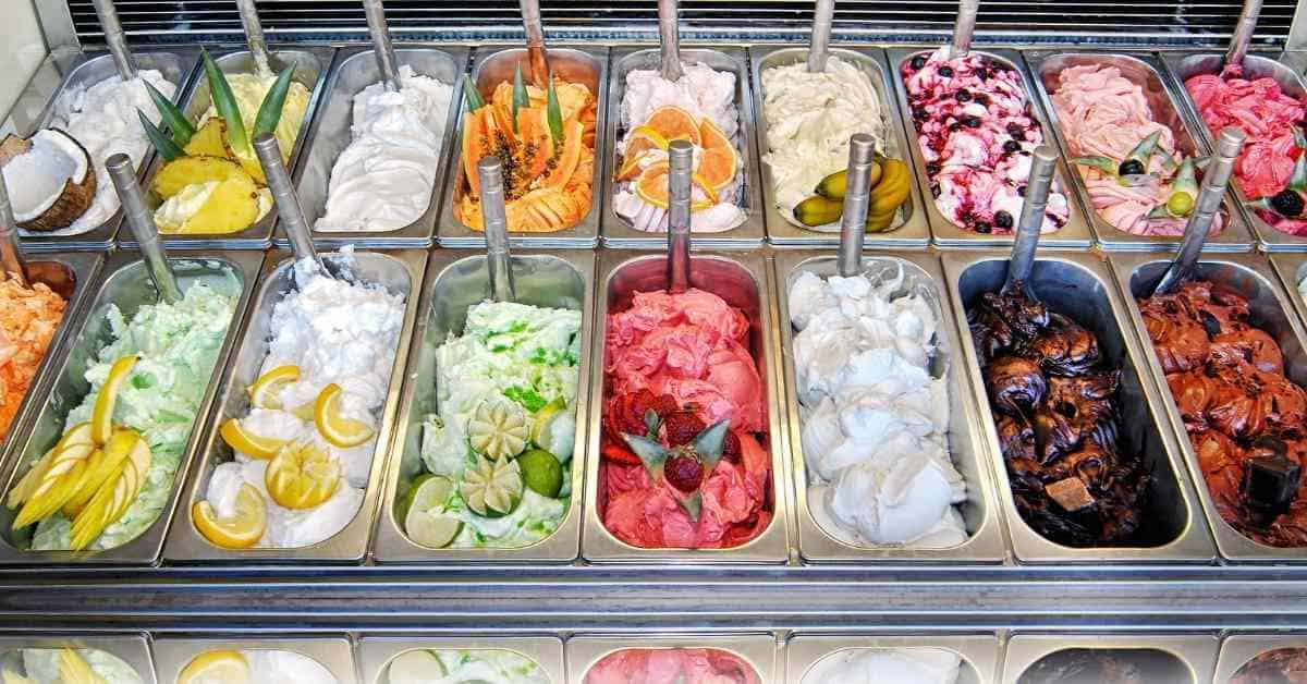 Recommended ice cream parlors in Rome